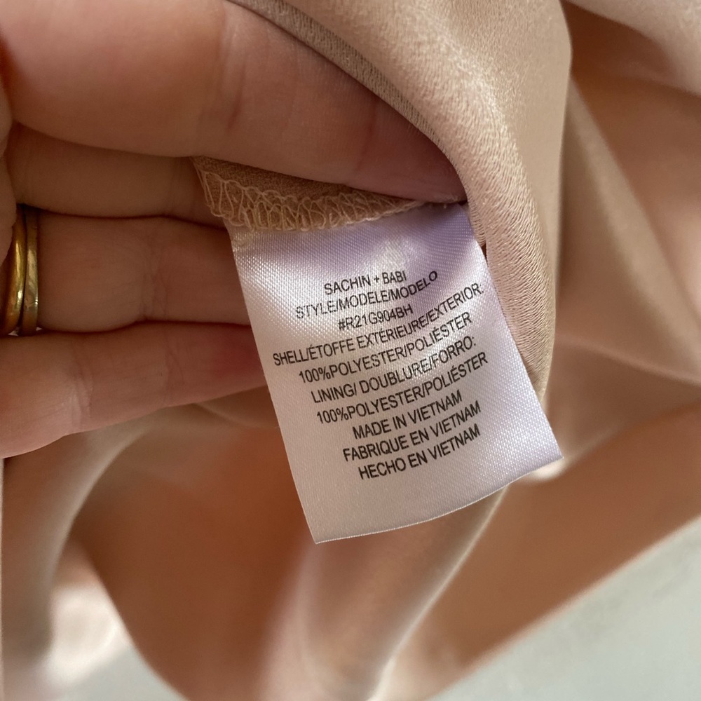 Sachin + Babi Pink Satin Dress - Picture 10 of 11